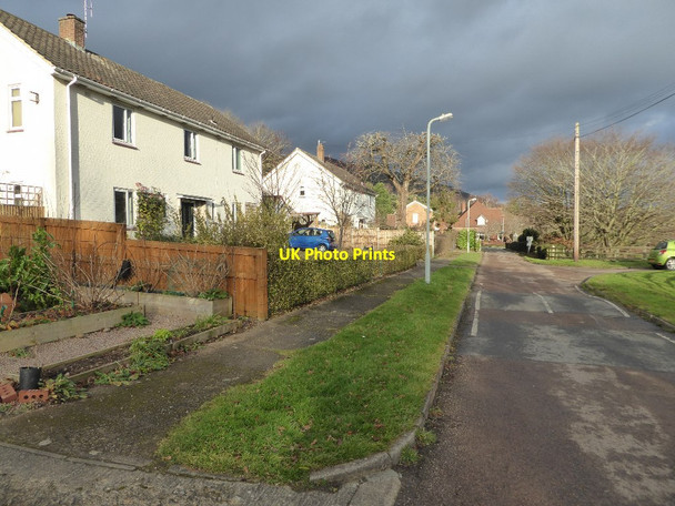 Photo 6"x4" Houses on Wood Farm Road Upper Wyche c2017