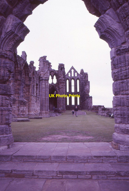 Photo 6"x4" Whitby Abbey Whitby\/NZ8910 c1986