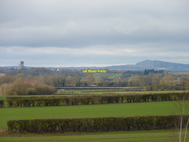Photo 6"x4" Droitwich from far away (Madam's Hill) Droitwich c2017