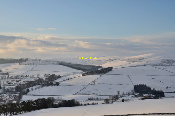 Photo 6"x4" Hamilton Hill in snow Peebles\/NT2540 c2017