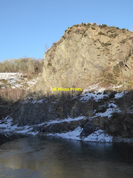 Photo 6"x4" Rockface above Gullet Quarry Chandler's Cross\/SO7738 c2017