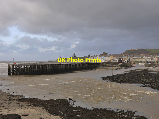 Photo 6"x4" Aberystwyth from the south Aberystwyth c2018