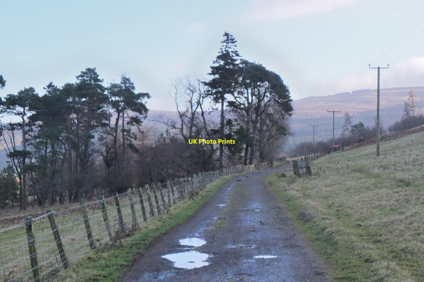 Photo 6"x4" Track to Stobo Bellspool c2018