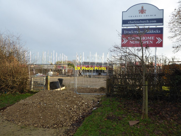 Photo 6"x4" Houses under construction at Brockeridge Paddocks Church End\/SO8936 c2017