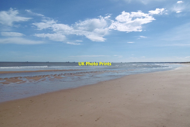 Photo 6"x4" Beach below Milden Links Millden c2017
