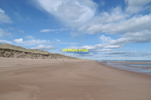 Photo 6"x4" Beach below Milden Links Millden c2017 P1