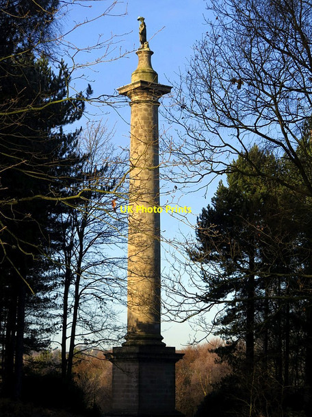 Photo 6"x4" Column to Liberty, Gibside (from the east) Rowlands Gill c2018