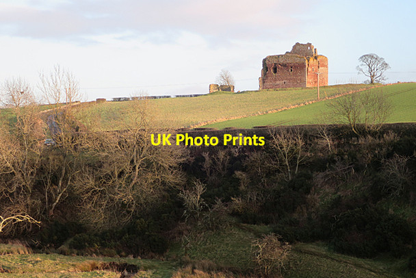 Photo 6"x4" View towards Cessford Castle Whitton\/NT7622 c2018