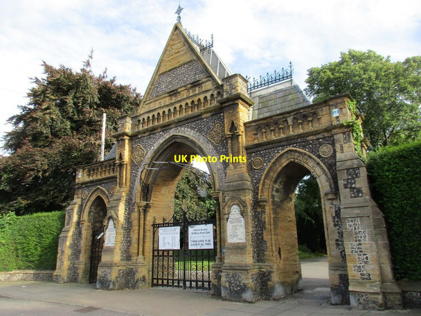 Photo 6"x4" Lych Gate, Portsea (Kingston) Cemetery Portsmouth\/SU6501 c2017