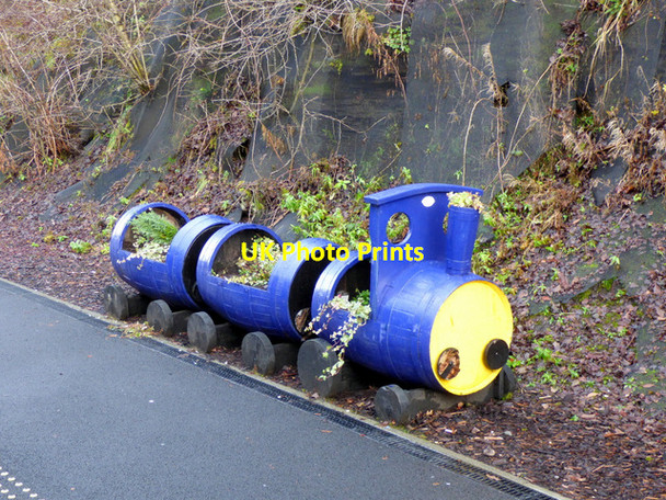 Photo 6"x4" Barry the Barrel Motherwell c2018