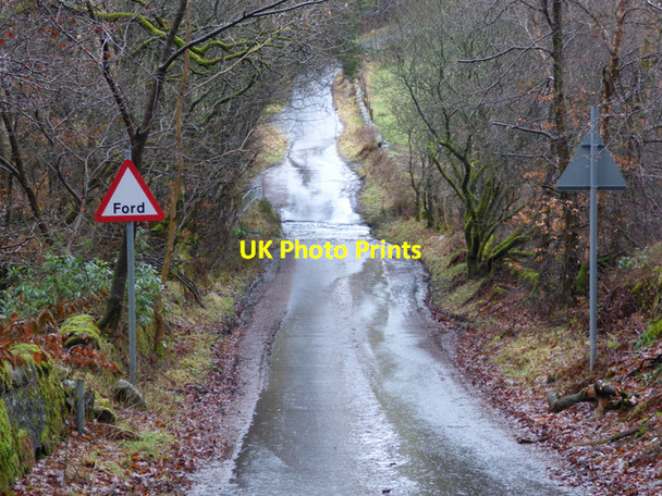 Photo 6"x4" Baldernock Road ford Milngavie c2018