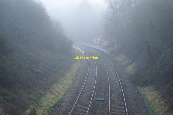Photo 6"x4" Wood End Station Gilbert's Green c2018
