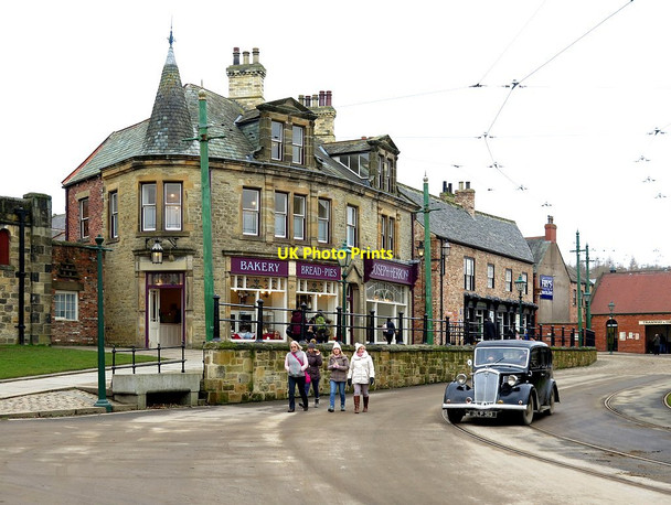 Photo 6"x4" East end of the Town, Beamish Stanley\/NZ1952 c2018