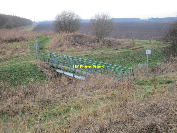 Photo 6"x4" Footbridge over the Holderness Drain Routh c2018
