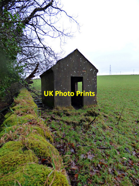 Photo 6"x4" Hut near Craigmaddie Reservoir Milngavie c2018
