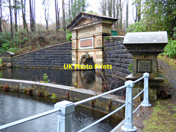Photo 6"x4" Water inlet at Craigmaddie Reservoir Milngavie c2018 P1