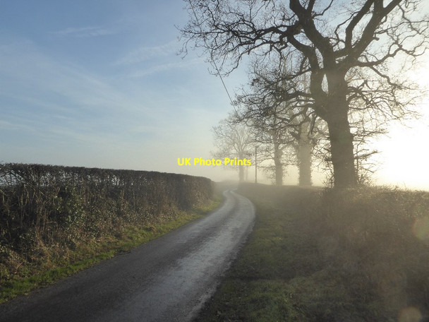 Photo 6"x4" Country road at Leddington Donnington\/SO7033 c2018