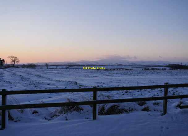 Photo 6"x4" Snow in The Merse Hilton\/NT8850 c2018
