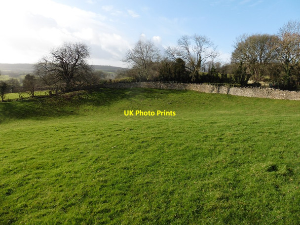 Photo 6"x4" Site of Roman Building on Wint Hill Banwell c2018