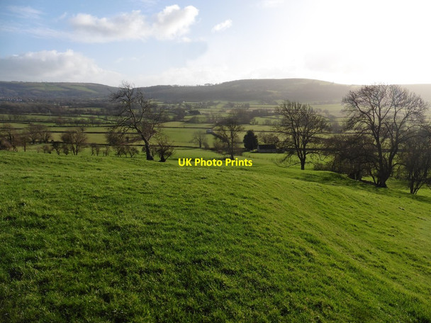Photo 6"x4" Site of Roman Building on Wint Hill Banwell c2018 P1