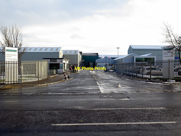 Photo 6"x4" Siemens C A Parsons Works, Shields Road Newcastle upon Tyne c2018