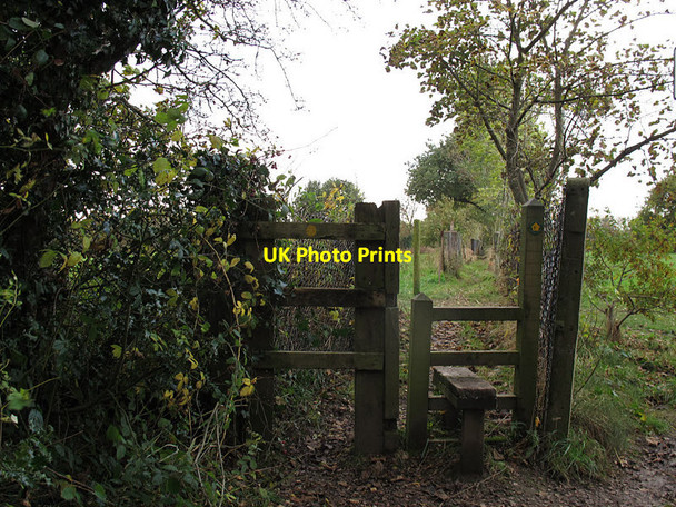 Photo 6"x4" The Cown Edge Way crossing the Middlewood Way Marple c2016