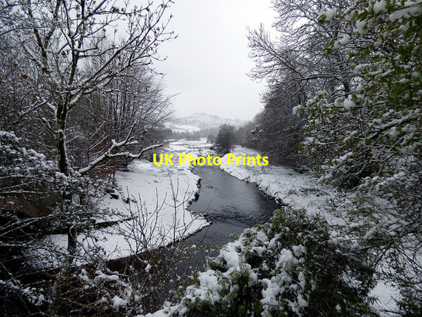 Photo 6"x4" Kip Water in the snow Inverkip c2017 P1