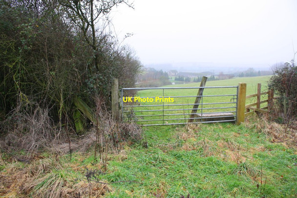 Photo 6"x4" Field gateway from Station Road (B4027) Bletchingdon c2018
