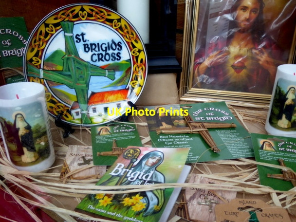 Photo 6"x4" St Brigids Cross memorabilia, Omagh Omagh c2018