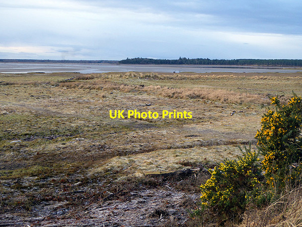 Photo 6"x4" Sandy foreshore beside Findhorn Bay Findhorn c2018