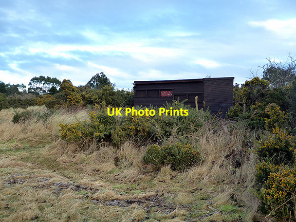 Photo 6"x4" Bird watching hide beside Findhorn Bay Findhorn c2018