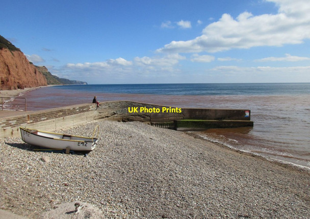 Photo 6"x4" Landing stage, Sidmouth Sidmouth c2017
