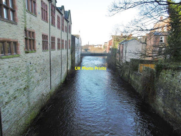 Photo 6"x4" Stalybridge, River Tame Stalybridge c2018