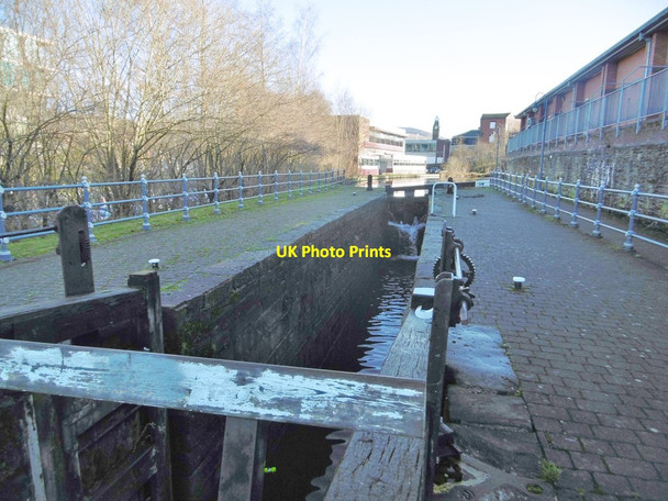 Photo 6"x4" Stalybridge, Lock No 5 Stalybridge c2018