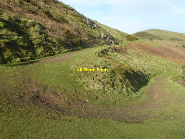 Photo 6"x4" Path on the side of the Worcestershire Beacon Great Malvern c2018