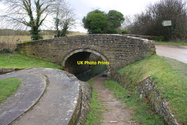 Photo 6"x4" Oxford Canal Bridge 213 at Pigeon Lock Enslow c2018