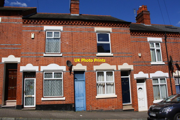 Photo 6"x4" Houses on Fairfield Street Leicester c2017