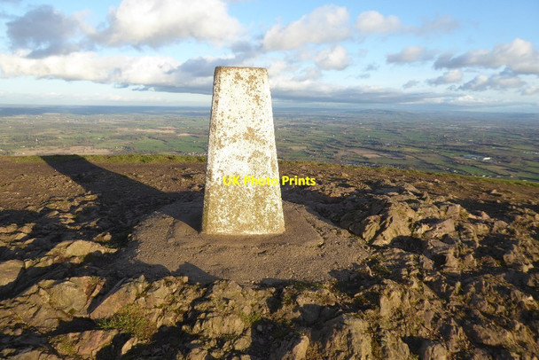 Photo 6"x4" Trig point on the Worcestershire Beacon Great Malvern c2018