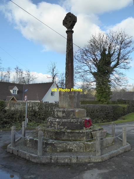 Photo 6"x4" War memorial in Titley Burcher c2018