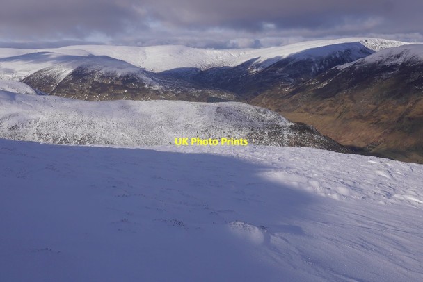 Photo 6"x4" Looking up Glen Almond Allt Coire Chultrain c2018