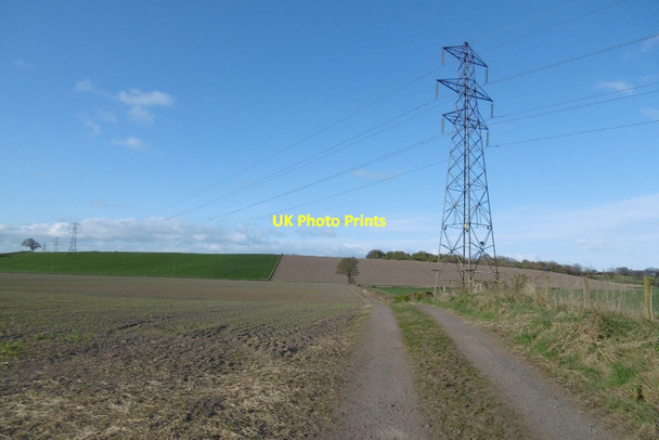 Photo 6"x4" Powerline near Cowie Cowie\/NS8489 c2017