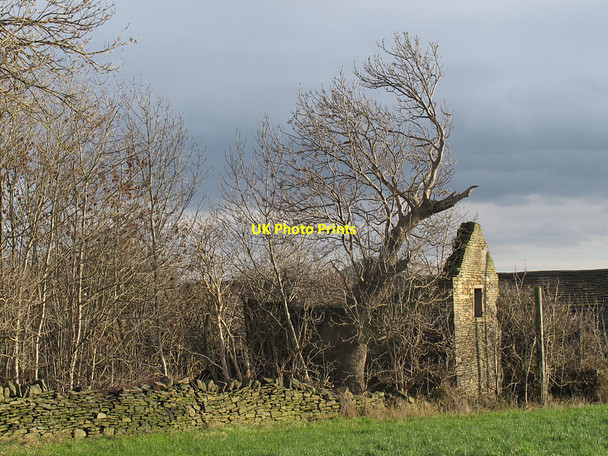 Photo 6"x4" Upper Crawshaw - ruin Crawshaw\/SE2313 c2016
