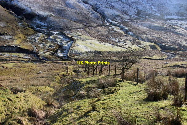 Photo 6"x4" Rough grazing in upper Noddsdale Meigle\/NS1965 c2018