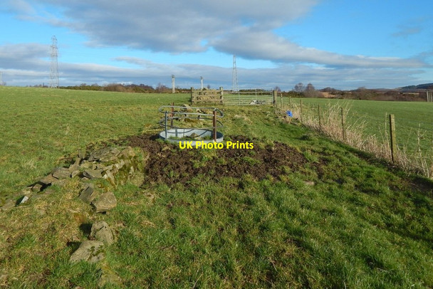 Photo 6"x4" The end of a farm track Ardoch\/NS3676 c2018