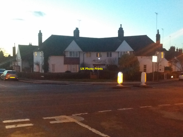 Photo 6"x4" Houses on Willifield Way, Hampstead Garden Suburb Finchley c2018