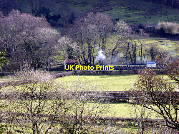 Photo 6"x4" A train entering Nantyronen station Nantyronen Station c2018