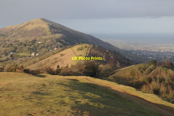 Photo 6"x4" The Malvern Hills from Pinnacle Hill Brand Green\/SO7641 c2018
