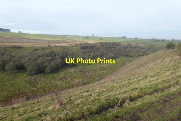 Photo 6"x4" Over Deep Dale Wharram Percy c2018
