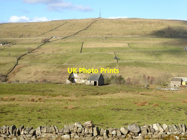 Photo 6"x4" Ruined barn near Middle Skelgill Blagill c2018