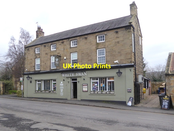 Photo 6"x4" The White Swan, Ovingham Prudhoe c2018